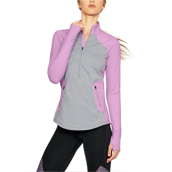 Under Armour ColdGear Reactor 1/2 Zip Base Layer Top Running Athletic Small EUC - Picture 1 of 12